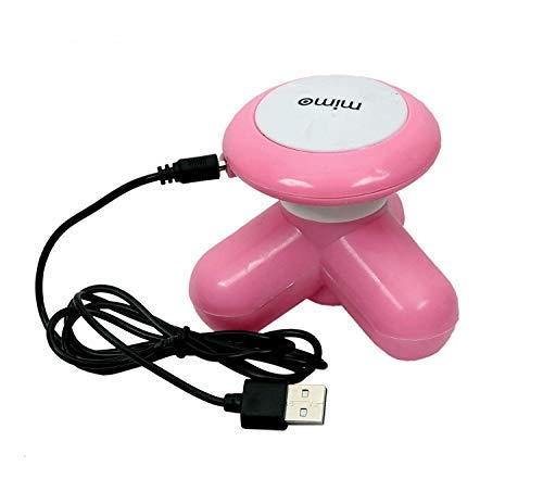 AHCS Mini Portable Compact Full Body Vibration Massager with USB Port (Multicolour)