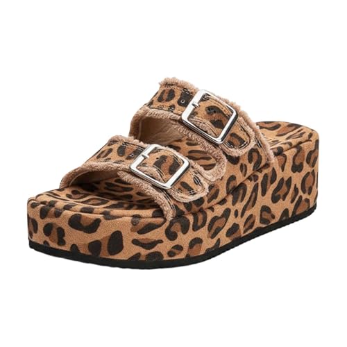 Pantoufles à semelle épaisse femme ajustables contre la fatigue des pieds
