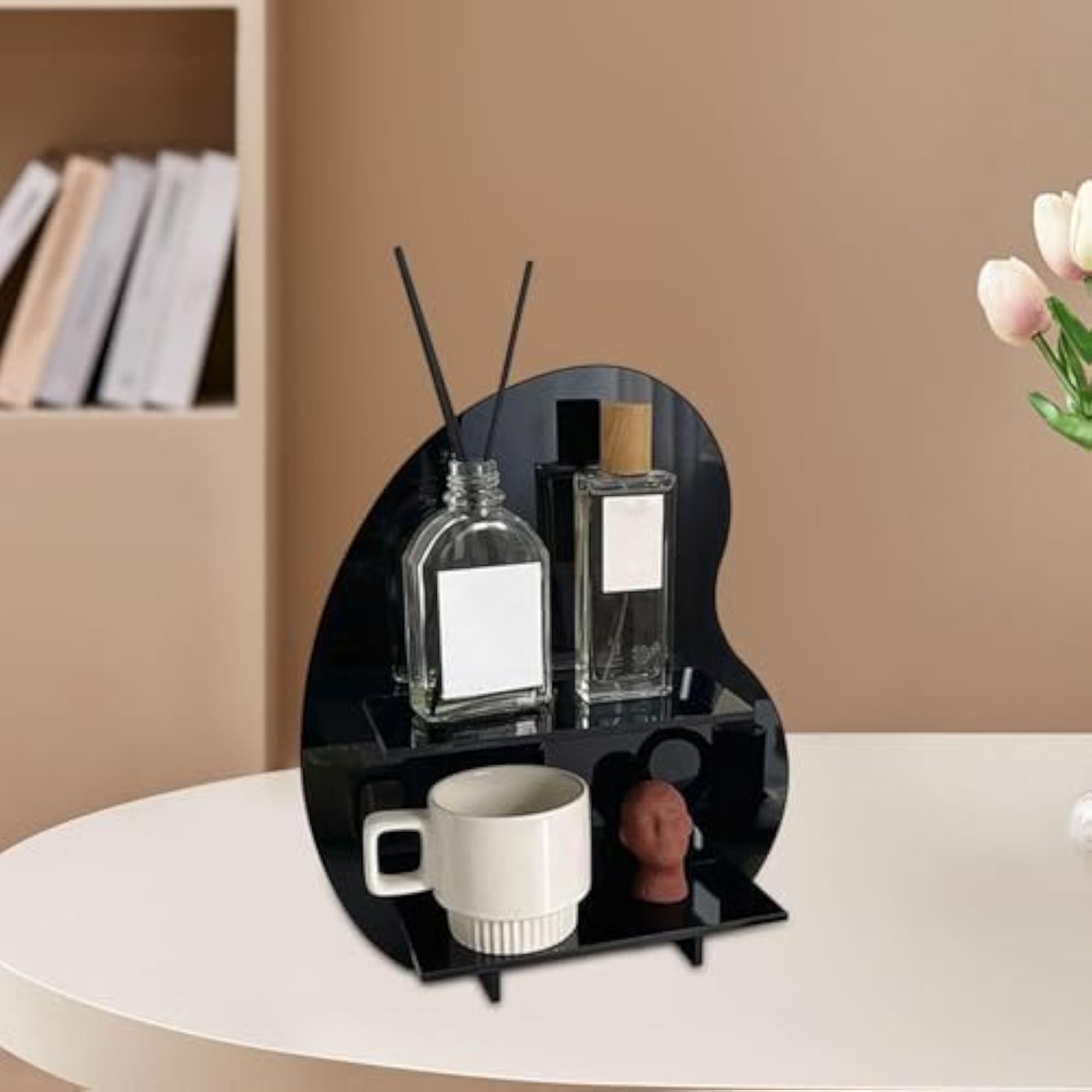 Acrylic Storage Rack Organization Skincare Shelf