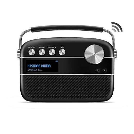 SAREGAMA Carvaan SC01 Portable Digital Music Player - Hindi (with App WiFi, Black)