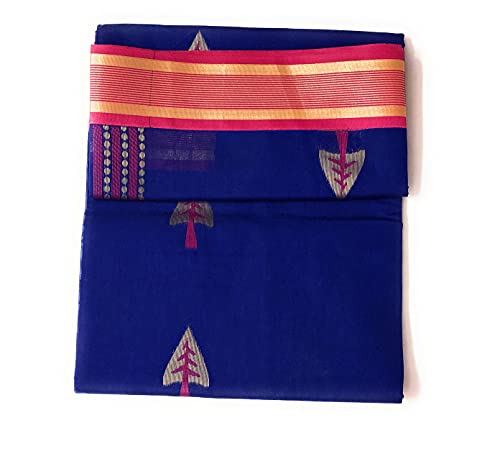 Uppada Silk Sarees teal uppada silk saree – image 3