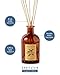 Craft & Kin Sage, Orange Blossom & Lotus Reed Diffuser | All Natural Essential Oil & 8 Rattan Scent Sticks | Reed Diffusers for Home, Bathroom | Long Lasting Home Fragrance in Amber Glass, 5.75oz