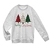 Christmas Sweatshirts for Women:Xmas Tree Sweatshirt Funny Long Sleeve Higher Quality Printed Pullover Tops #2