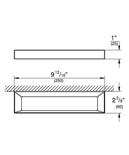 Grohe 40766000 Selection Cube Towel-Ring, Starlight Chrome #TOP3