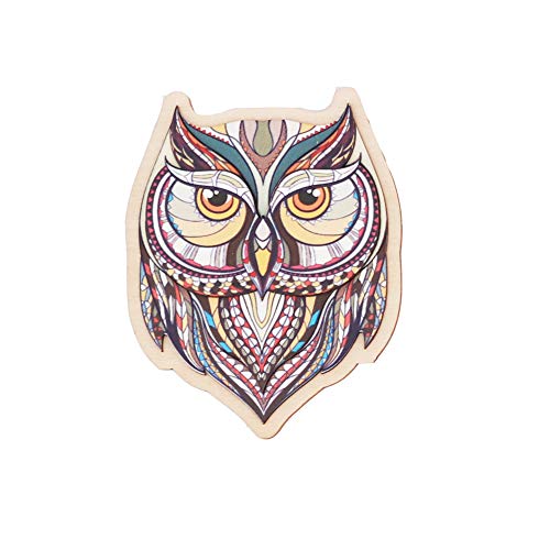 YILAITE Aimant de réfrigérateur, Aimant de Tableau Blanc, décoration d'aimant en Bois Exquis (Owl)