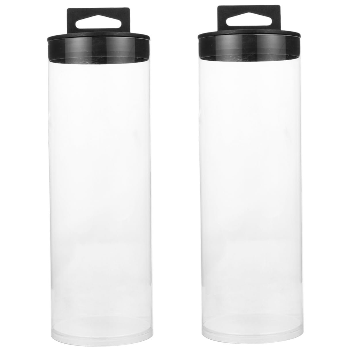 ifundom 3pcs Box Tennis Ball Display Case Plastic Tube Portable Tennis Box for Balls