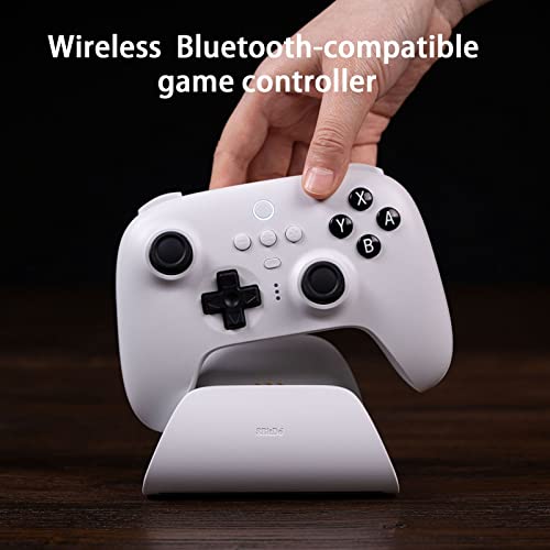 Hiborth Controlador de jogo 8BitDo Sensível de seis eixos Joystick de jogo sem fio ergonômico compat