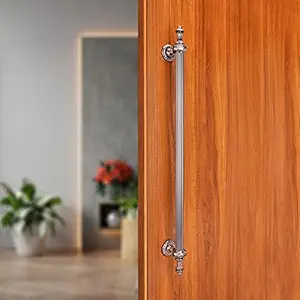 LAPO Vista Door Handles for Main Door | Main Door Handle | Door Pull Handle | Zinc Alloy(24 inches, Pack of 1, Black Finish)