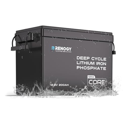 RENOGY REGO Lithium Battery 12V 200AH LiFePO4 Battery, 380A Peak