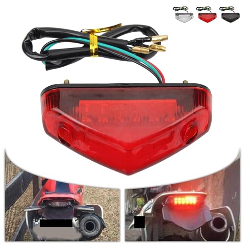Freno luces trasero moto con señal de giro integrada para scoot 7