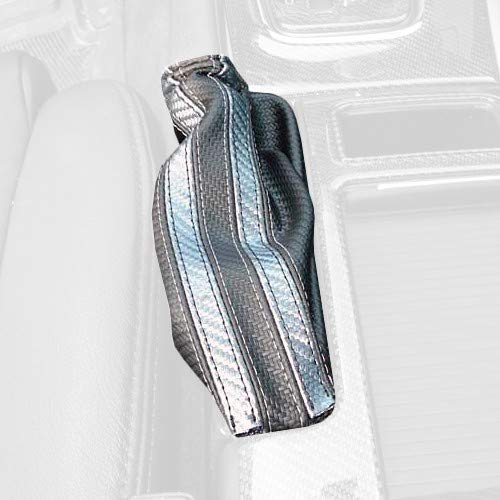 RedlineGoods ebrake Boot Compatible with Subaru Legacy 2005-09. Tailor Made - not Universal. Genuine top-Grade Italian Black Leather with Black Thread