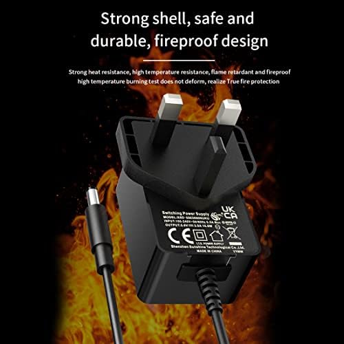 5V 3A Power Supply Adapter 5V 3000mA Universal Power Transformer 5 Volt 3Amp,DC Plug Adapters DC Charger for LED Strip Lights, Audio/Video, Router, 4.9ft/1.5m Length Cable,5.5x2.1mm With 3Tip