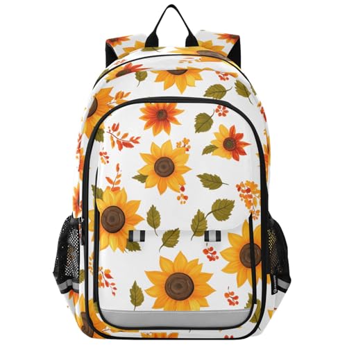 Sac à dos pour ordinateur portable enfants sac à dos décontracté de voyage quotidien fleuri