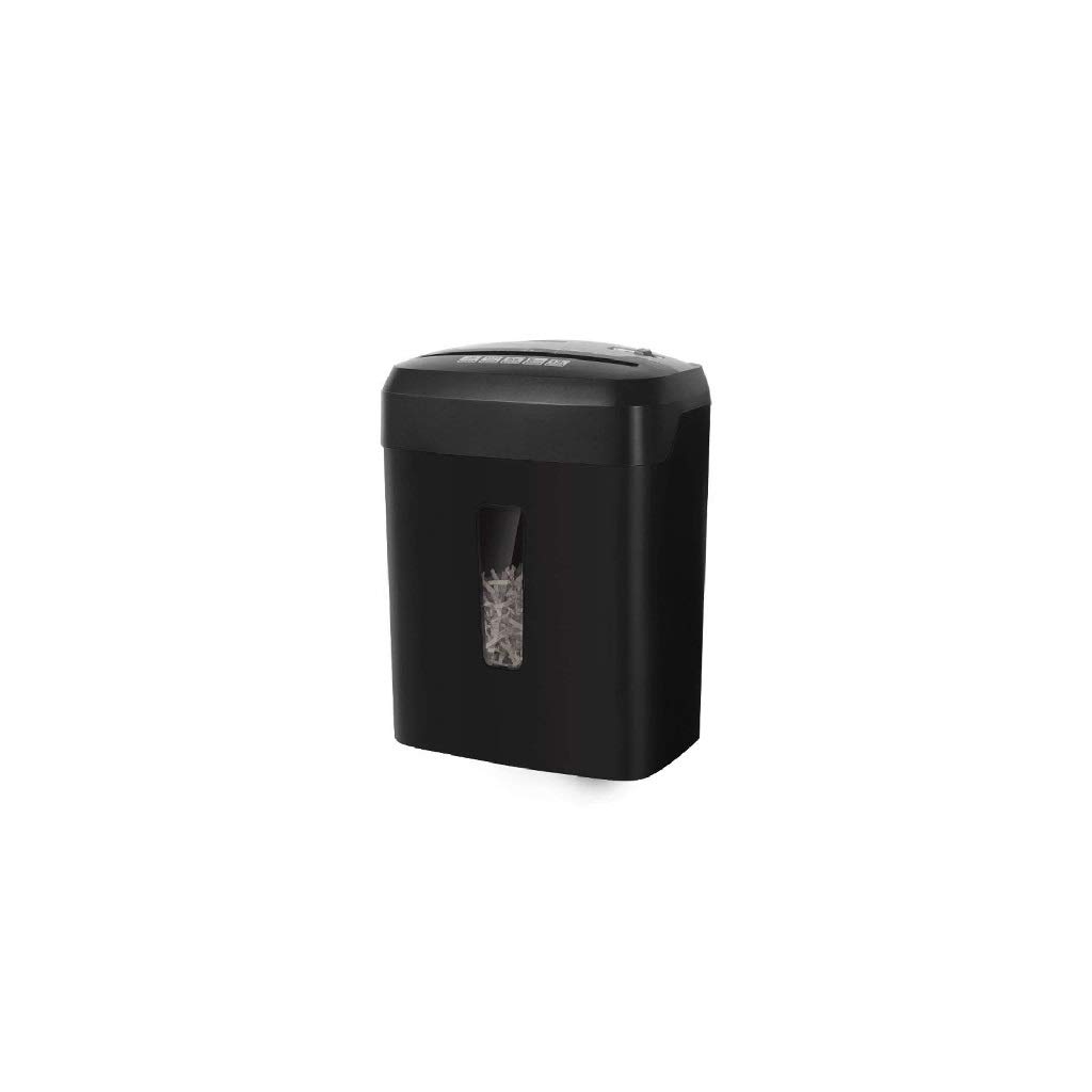 Mini-trituradora de Papel con Cortes transversales de Servicio Pesado trituradora de Papel, de 5 Minutos de Funcionamiento Continuo Tiempo, Tarjeta de crédito, Grapas Trituración for Office