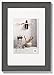 Produktbild walther design Bilderrahmen grau 20 x 30 cm mit Passepartout, Home Holzrahmen HO030D