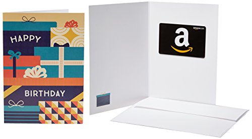 Amazon.com Gift Card in a Birthday Greeting Card (Various Designs)