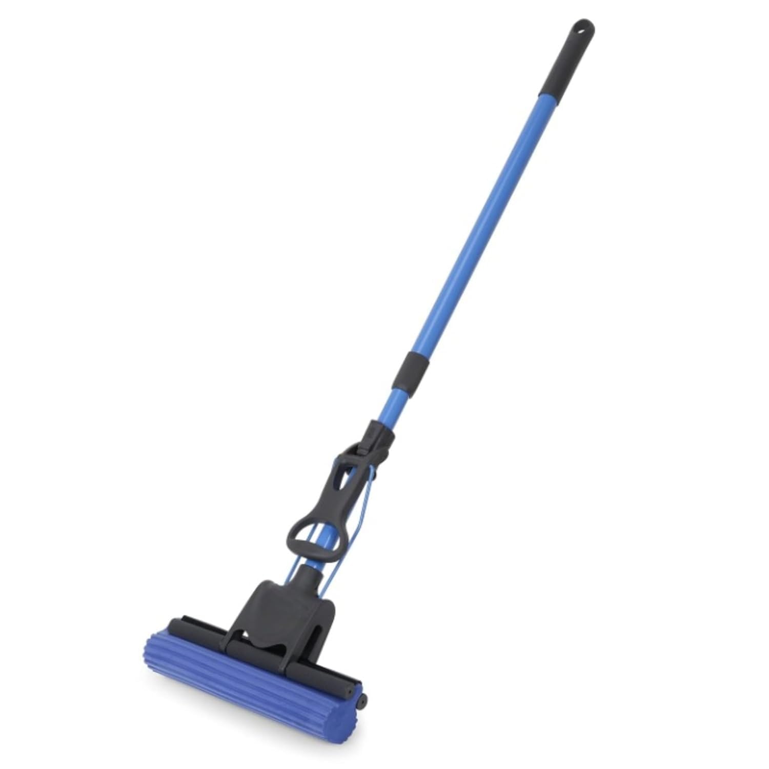 Pure & Me Sponge Mop for Floor Cleaning, Stainless Steel Butterfly mop for Cleaning Floor, Sponge Mop Stick for Bathroom Cleaning (Blue) (B0DDCPJB3G) Amazon Price History, Amazon Price Tracker