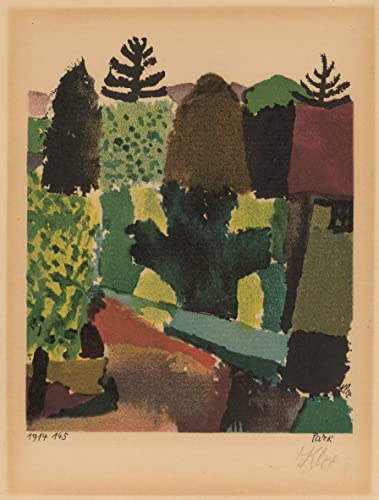 Art Tableau Parc de Paul Klee Affiche Grand Format pour Décoration Murale