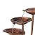 Water Lilies and Cat Tails Modern Outdoor Floor Water Fountain 33" High Tiered Cascading Decor for Garden Patio Backyard Deck Home Lawn Porch House Relaxation Exterior Balcony - John Timberland