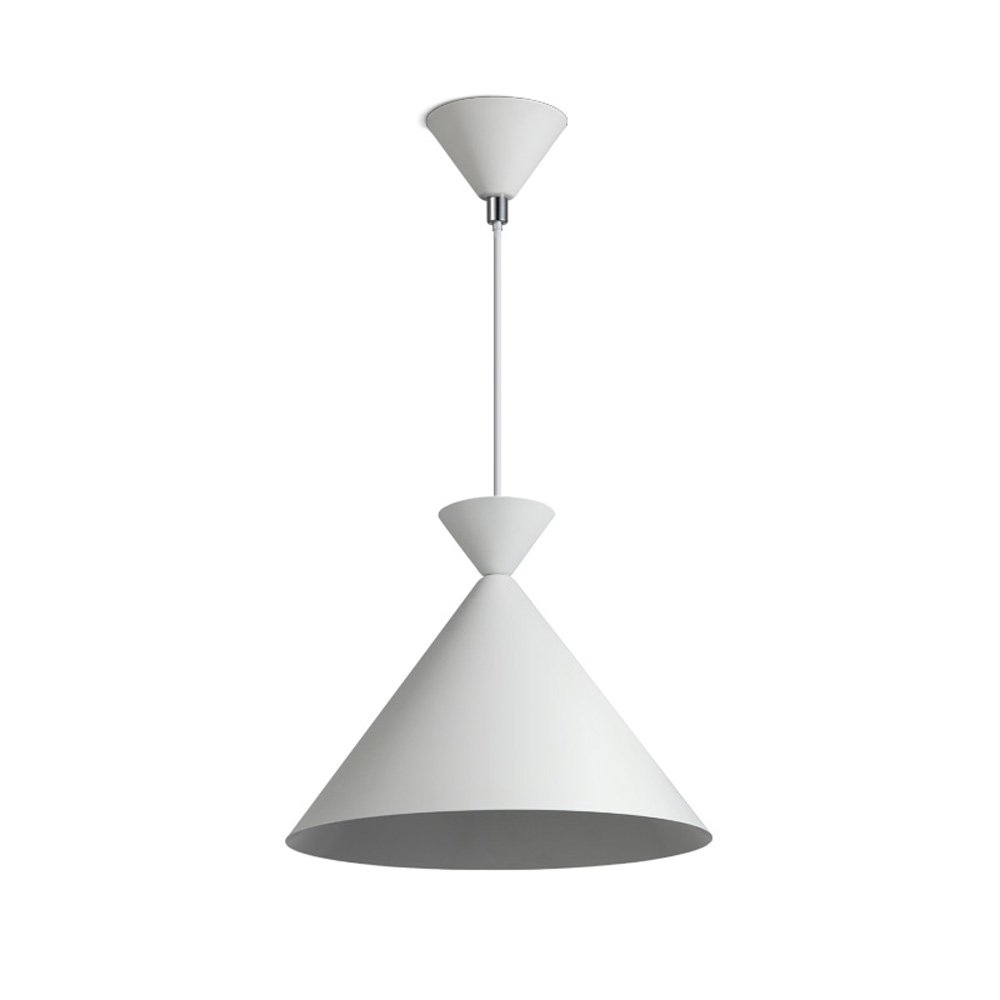 Lanterne suspendue blanche LED E27 pour l'éclairage ciblé d'un escalier sombre