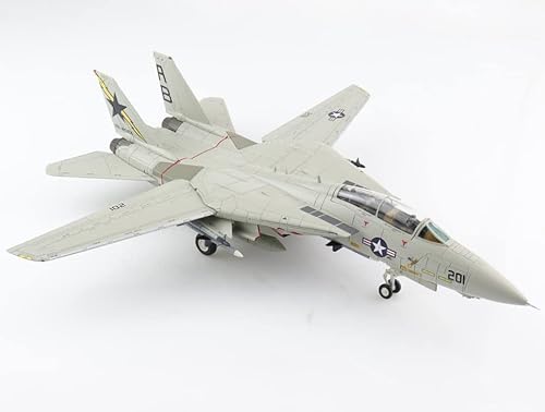 Miniatura 2 de Grumman F-14A Tomcat Fighter Aircraft Commander Snodgrass, VF-33, USS America (1990) "Air Power Series 172 Modelo fundido a troquel por Hobby Master