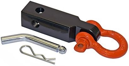 Enhanced Tow Strap Shackle Mount (TSM-125-D) for 1-1/4" Receivers - Made in U.S.A.
