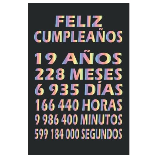 Feliz Cumpleaños 19 Años: Feliz cumpleaños 19 cuaderno | Un libro de visitas para fiesta de 19 cumpleaños | Decoración y regalos originales para niñas y niños (Spanish Edition)