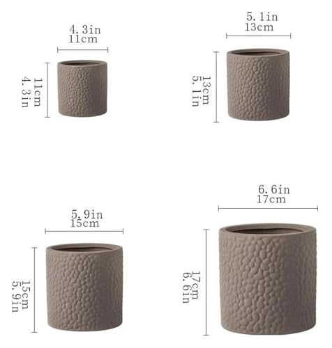 Pot de fleur intérieur extérieur grand format céramique XL