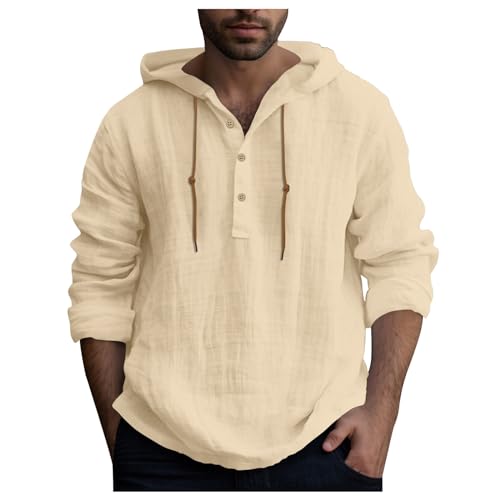 Chemise à capuche couleur unie coupe décontractée homme look moderne et tissu respirant