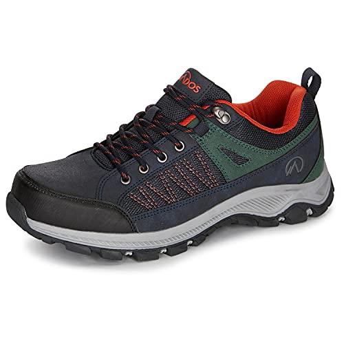 Nevados Montsky Low Mens Shoes Size 9, Color: Navy/Red/Orange2