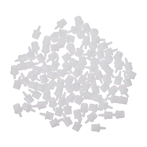 BELLIFFY Lash Bottle Nozzles 100 Pcs Replacement Caps Eyelash Extension Bottle Tips