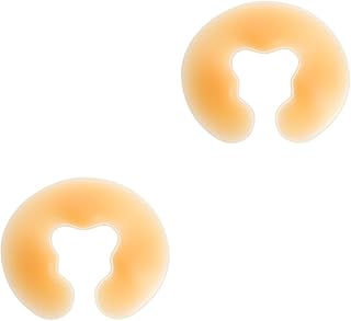 Beaupretty 2 Pçs Para Travesseiro Forma Reutilizável Cuidado De Mesa Profissional Bege Corpo Em Forma De U Apoio De Cabeça Cabeça Spa Berço Almofada Pesar Kit Salão De Beleza Macio