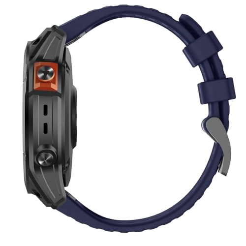 Correa de 22 mm para Garmin Fenix 5 de silicona suave compatible con Forerunner 955 3