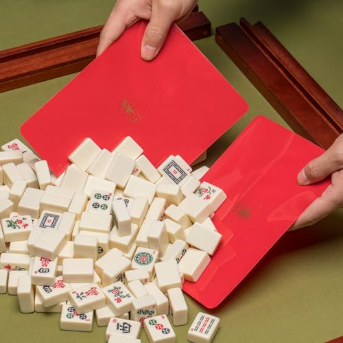 Combo mezclador de fichas Mahjong 4 piezas miniatura 4