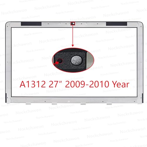 Image of New A1312 LCD Display Front Glass Panel Cover 922-9147 922-9469 Replacement for iMac 27 Inch A1312 LCD Front Glass (2009-2010 Year)