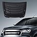 Hood Scoop Car Hood Vent, Air Intake Grille Inlet Trim Decor Cover, Bonnet Vent Cover Accessory for XLT XLS XL 2015 to 2022 (Matte Black)