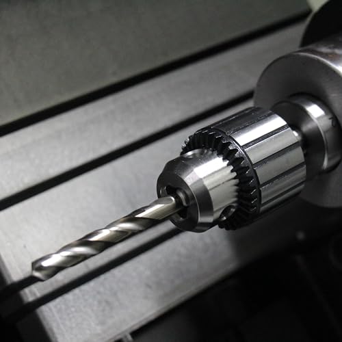 HFS(R) Drill Chuck with #2 Morse Taper Arbor and Chuck Key 3-Jaw for Lathes Drilling Machine 1/32\"-1/2\" (1-13mm) - Thumbnail 6