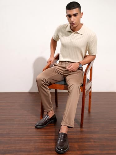 Image of Highlander Men's Polo Tshirt | Flat Knit | Regular Fit | Polo T-Shirt for Man