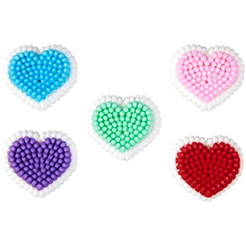 Wilton 710-1922 Confetti Heart Icing Decorations, 24-Count #TOP18