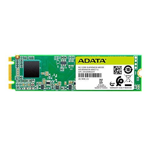 SSD M.2 2280 ADATA 480GB SATA 6 3D NAND - ASU650NS38-480GT-C, Preto