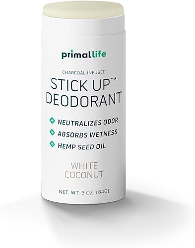 Miniatura 9 de Stick Up Desodorante natural para mujeres y hombres con polvo de arcilla de bentonita, arrurruz, magnesio, zinc, 3 oz. Desodorante vegano para 3-4