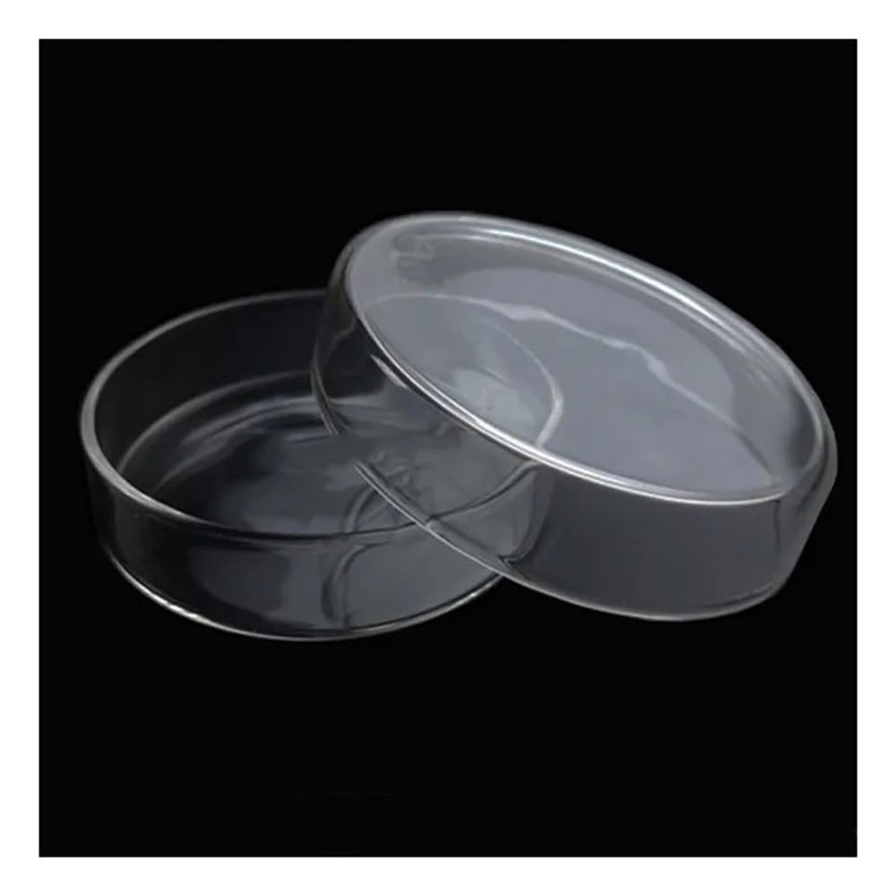 Attrezzature e forniture di laboratorio 60/75/90/100/120 mm con coperchio in vetro borosilicato da laboratorio Petri
