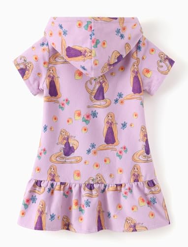 Image of Disney Princess Frozen Stitch Marvel Minnie Girl Swim Cover Up Terry Cloth Swimsuit Coverup Zip-up Bathing Suit Wrap Hooded