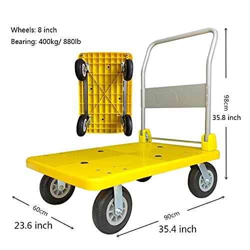 Carrito de movilidad plegable con ruedas giratorias para transporte urbano 3
