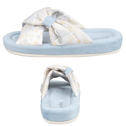 Women's Orthotic Arch Support Slippers Cross Band Design Slippers Open Toe with Memory Foam Slippers for Indoor Outdoor2