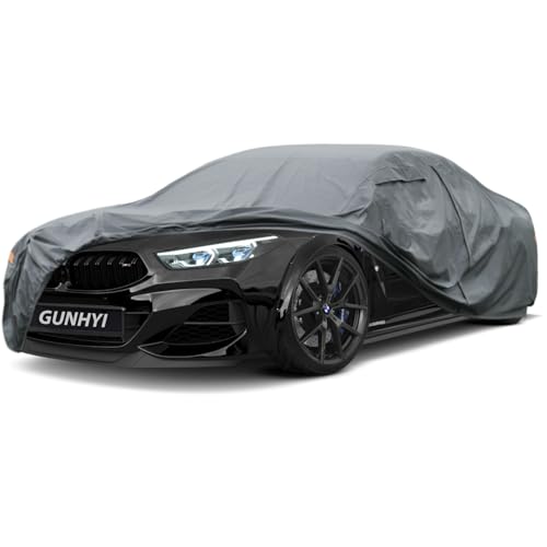 Image of GUNHYI Premium Car Cover Custom Fit BMW 8-Series Coupe /Cabriolet, 16 Layers Heavy Duty Car Cover Waterproof All Weather with Zipper Door for Sun Rain Snow Dust Uv Protection