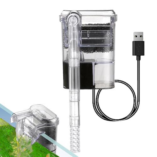 水族館用外部フィルターポンプ、水槽用フィルターポンプ,静かな水槽フィルター - 静かな水槽フィルター、調整可能な流量フィルター、きれいな水のペットの健康のための外部タンクフィルター水族館アクセサリー
