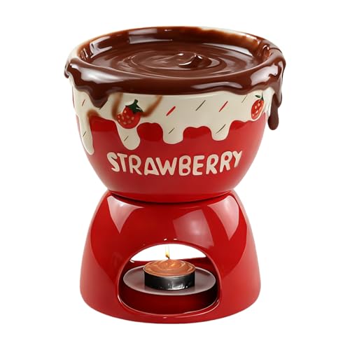 チョコレートメルトマグ,チョコレートバターメルター | パーソナル フォンデュ コーヒー マグ ウォーマー - シーフード ディナー デザート ソース チーズ ミルク パン キャラメル デートナイト 誕生日 結婚式 ピクニック 料理用