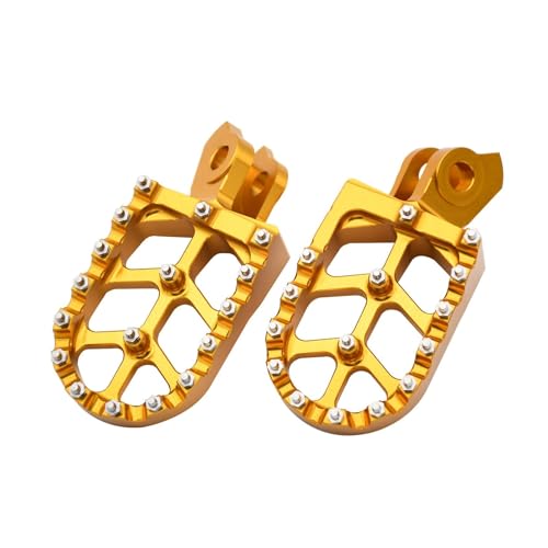 Repose-Pieds de Moto en Aluminium CNC Or pour Suzuki RMZ 250 450
