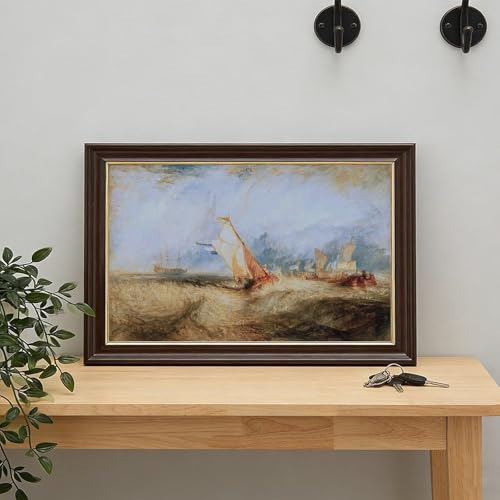 Impression toile Van Tromp Joseph Turner, cadre bois suspendu bureau - 7